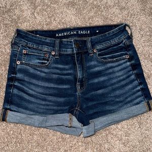 High Waisted American Eagle Denim Shorts